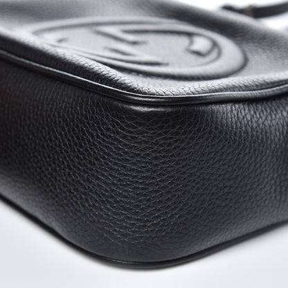 Gucci Pebbled Calfskin Small Soho Disco Bag Black 9 of 9