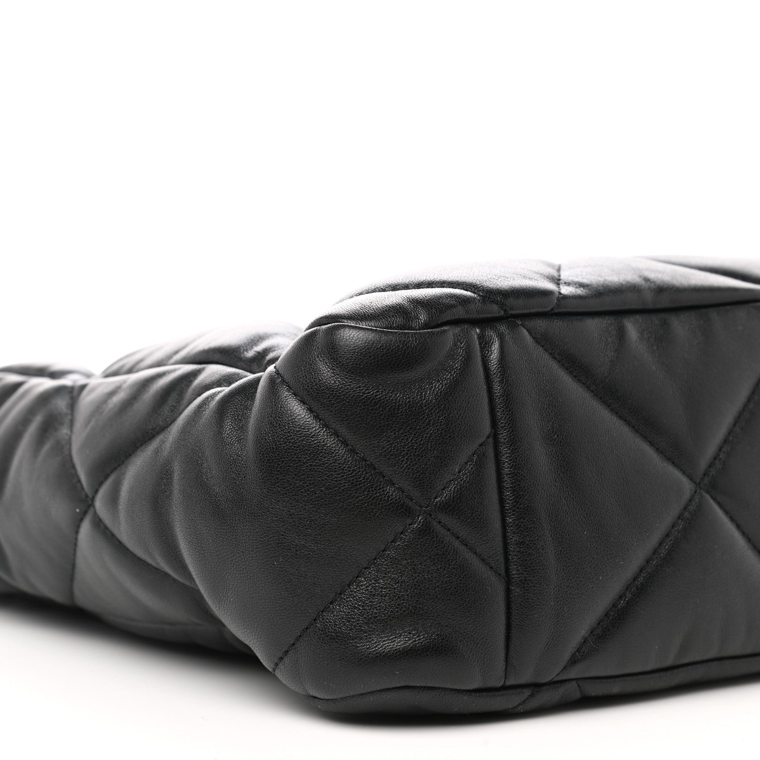 Chanel Lambskin Quilted Chanel 19 Shopping Bag Black 9 of 10