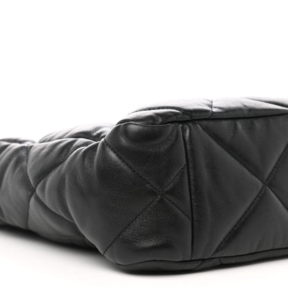 Chanel Lambskin Quilted Chanel 19 Shopping Bag Black 9 of 10