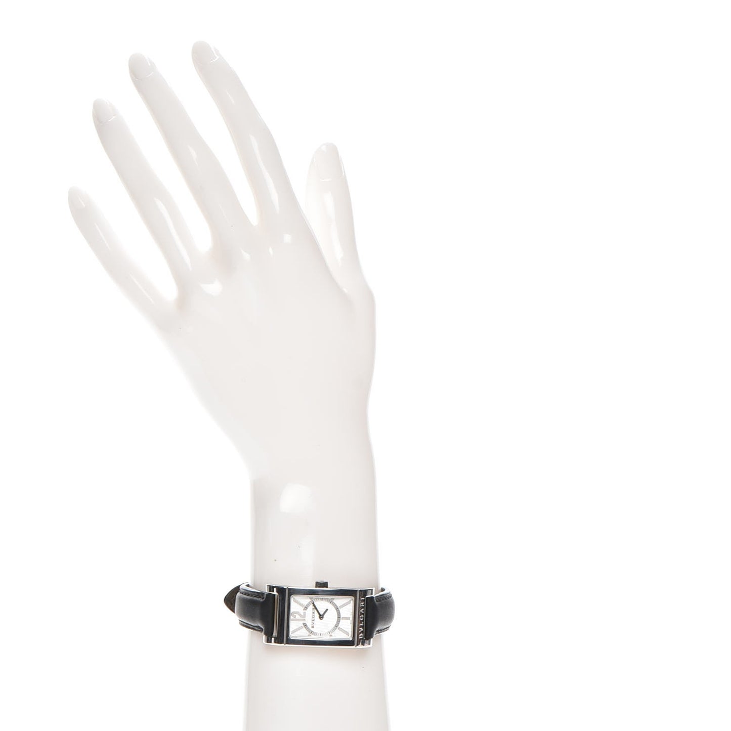 Stainless Steel Calfskin 21mm Rettangolo Quartz Watch