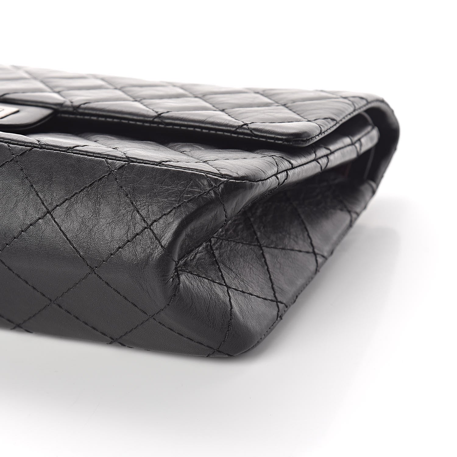 Chanel Aged Calfskin Quilted 2.55 Reissue 226 Flap Black 10 of 11