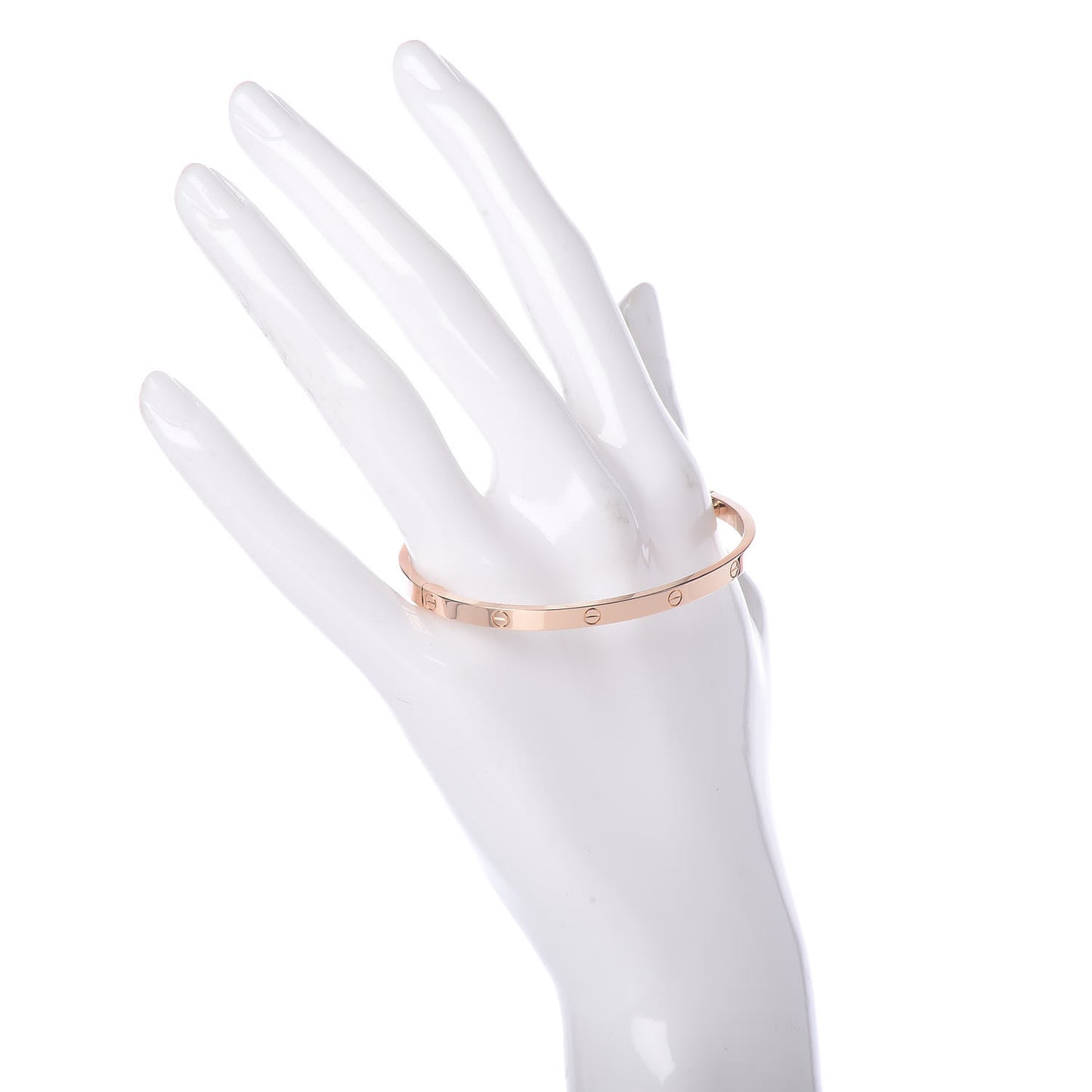 18K Pink Gold Small LOVE Bracelet 17