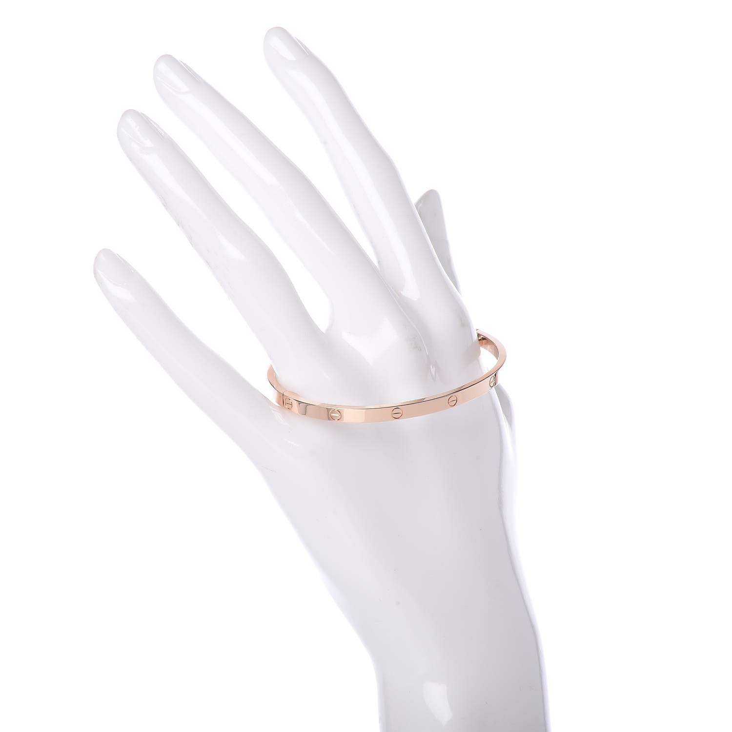 Cartier 18K Pink Gold Small LOVE Bracelet 17 2 of 5