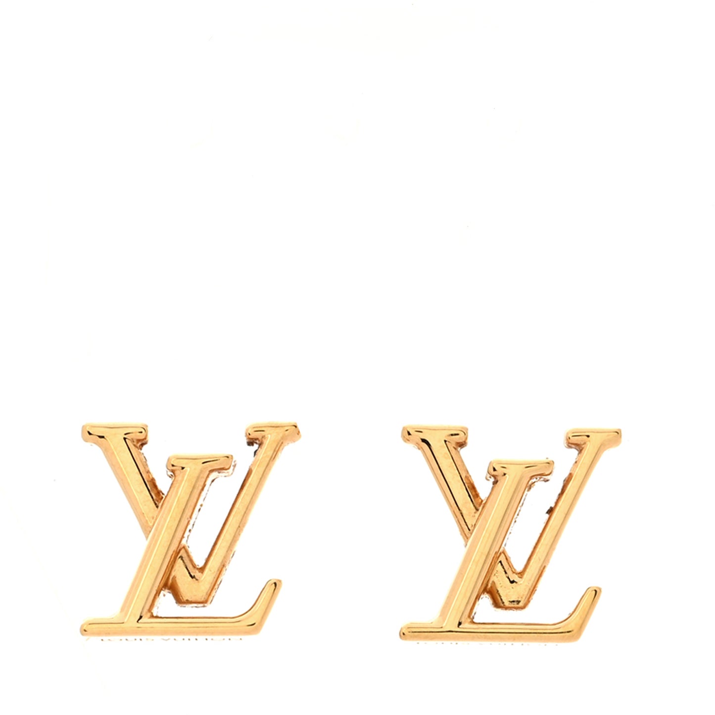 Metal LV Iconic Earrings Gold