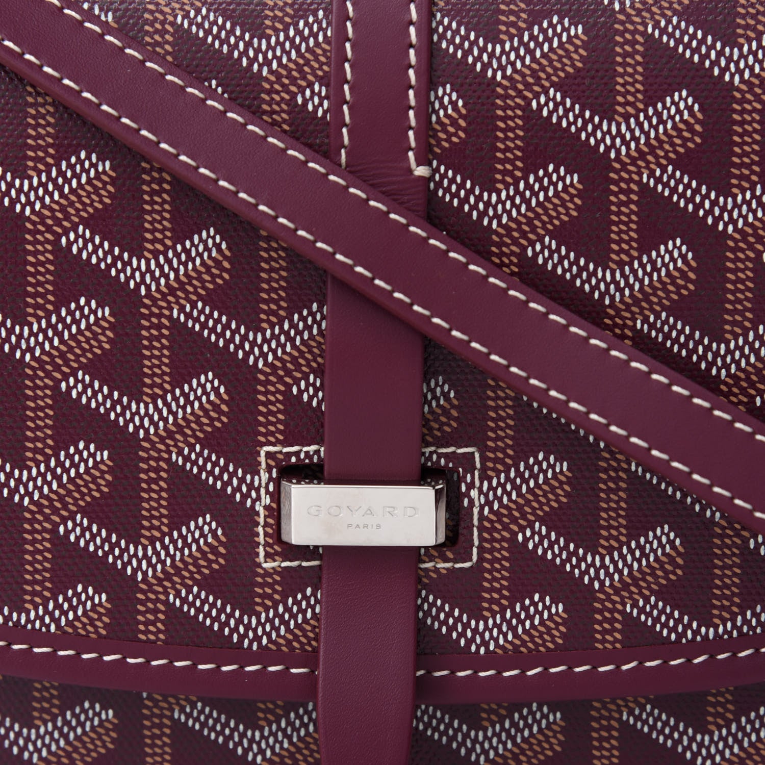 Goyard Goyardine Belvedere II PM Messenger Bag Bordeaux 9 of 9