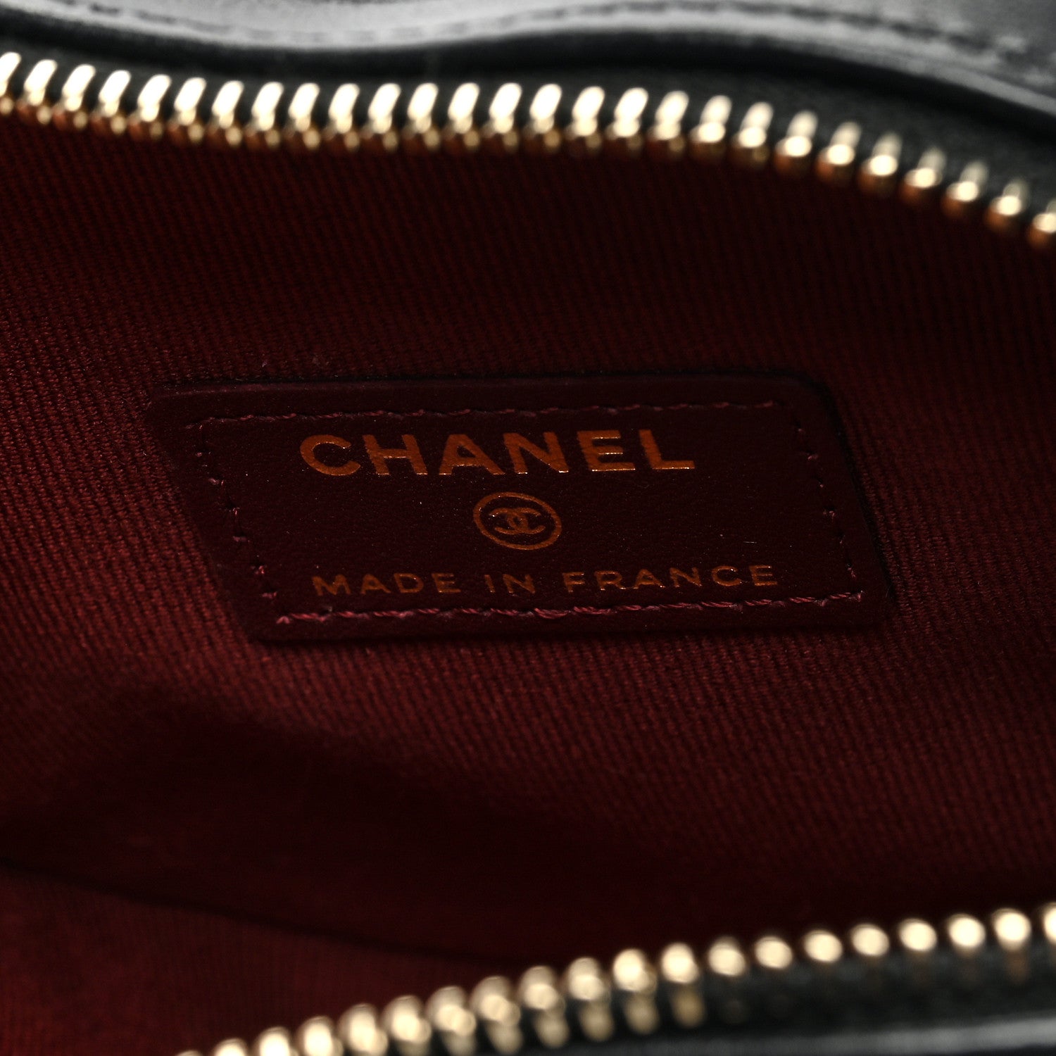 Chanel Lambskin Quilted CC In Love Heart Clutch With Chain Black 6 of 10