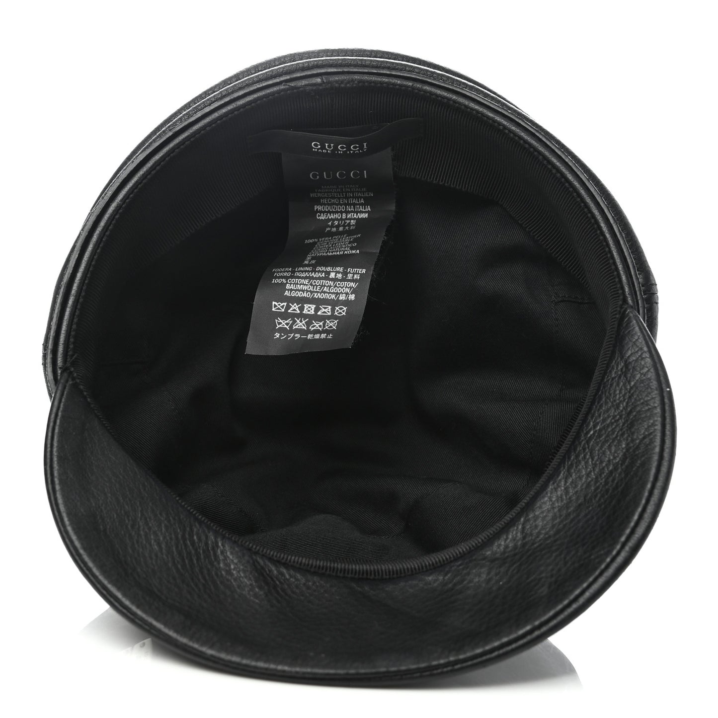 Calfskin Cellarius Hat S Black