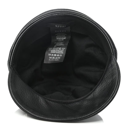 Gucci Calfskin Cellarius Hat S Black 7 of 15