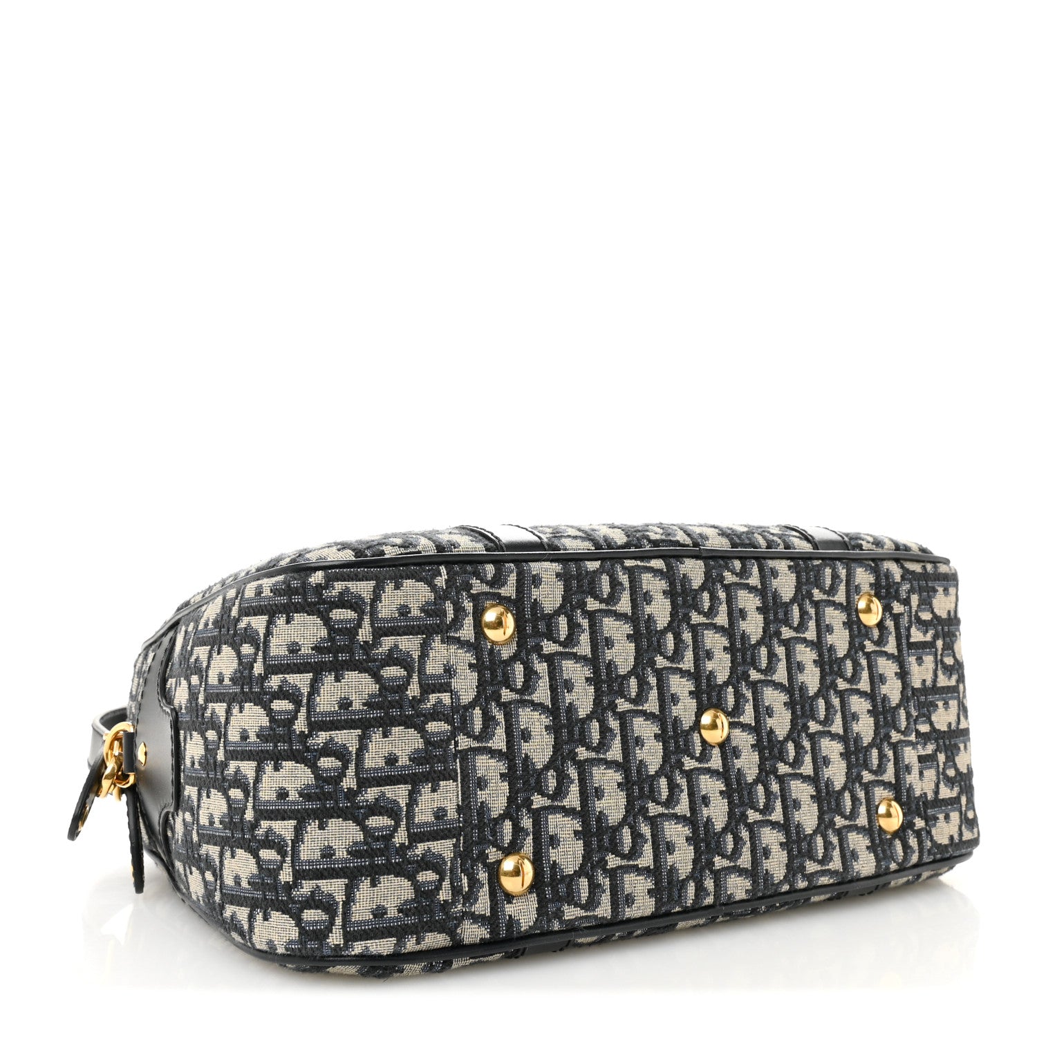 Christian Dior Oblique Large D-Vibe Bowling Bag Navy 1821438