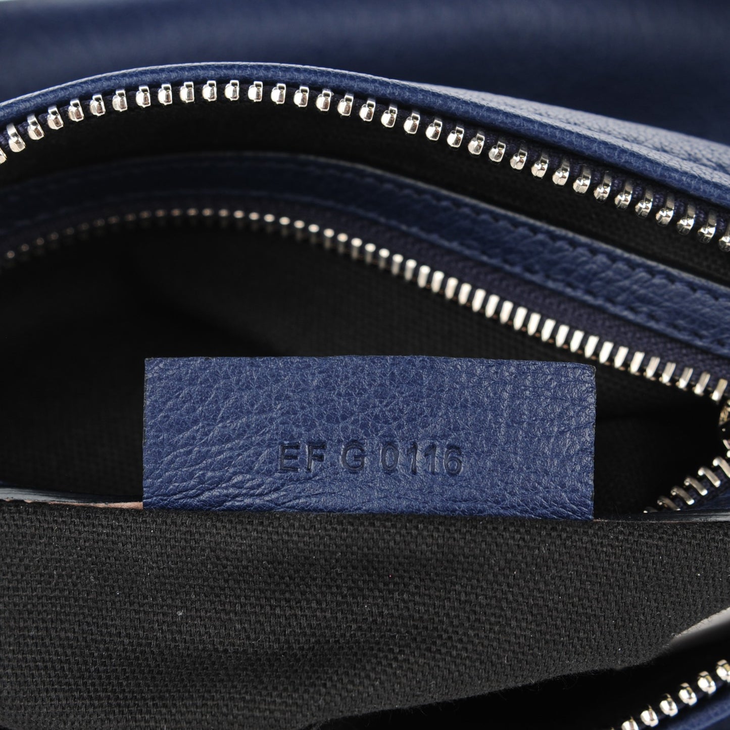 Sugar Goatskin Small Pandora Midnight Blue