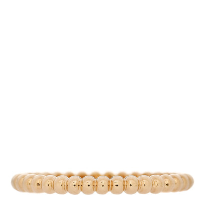 Van Cleef & Arpels 18K Yellow Gold Small Perlee Ring 53 6.5 3 of 5