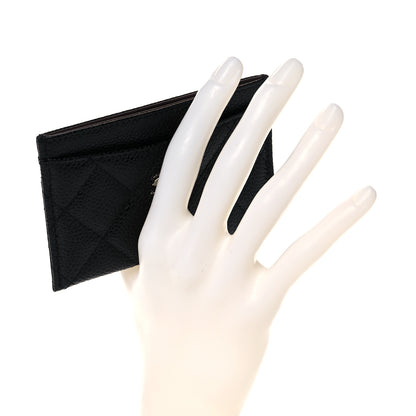Chanel Caviar Quilted Card Holder Black 2 of 9