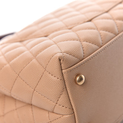 Chanel Caviar Lizard Embossed Quilted Small Coco Handle Flap Beige 16 of 18