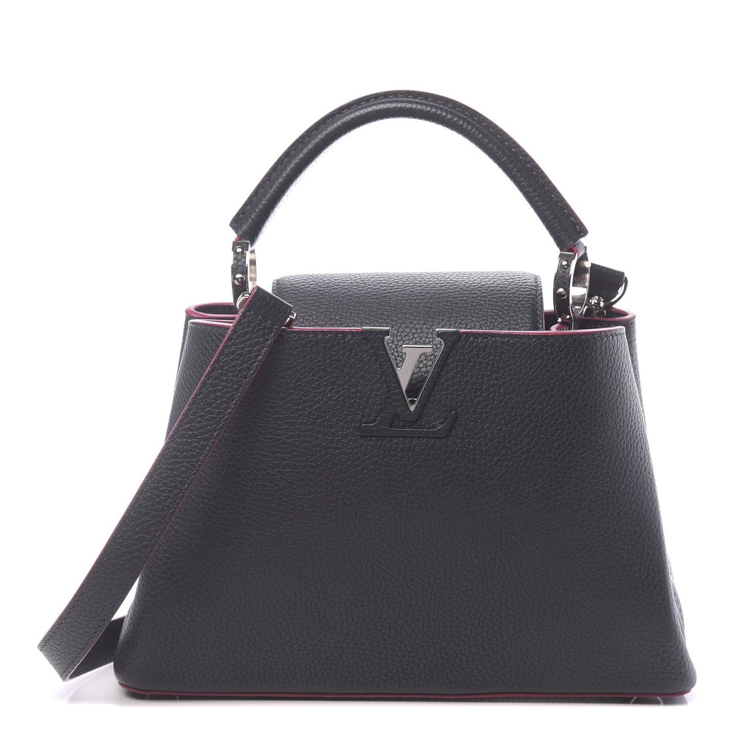 Taurillon Capucines BB Cobalt Fuchsia