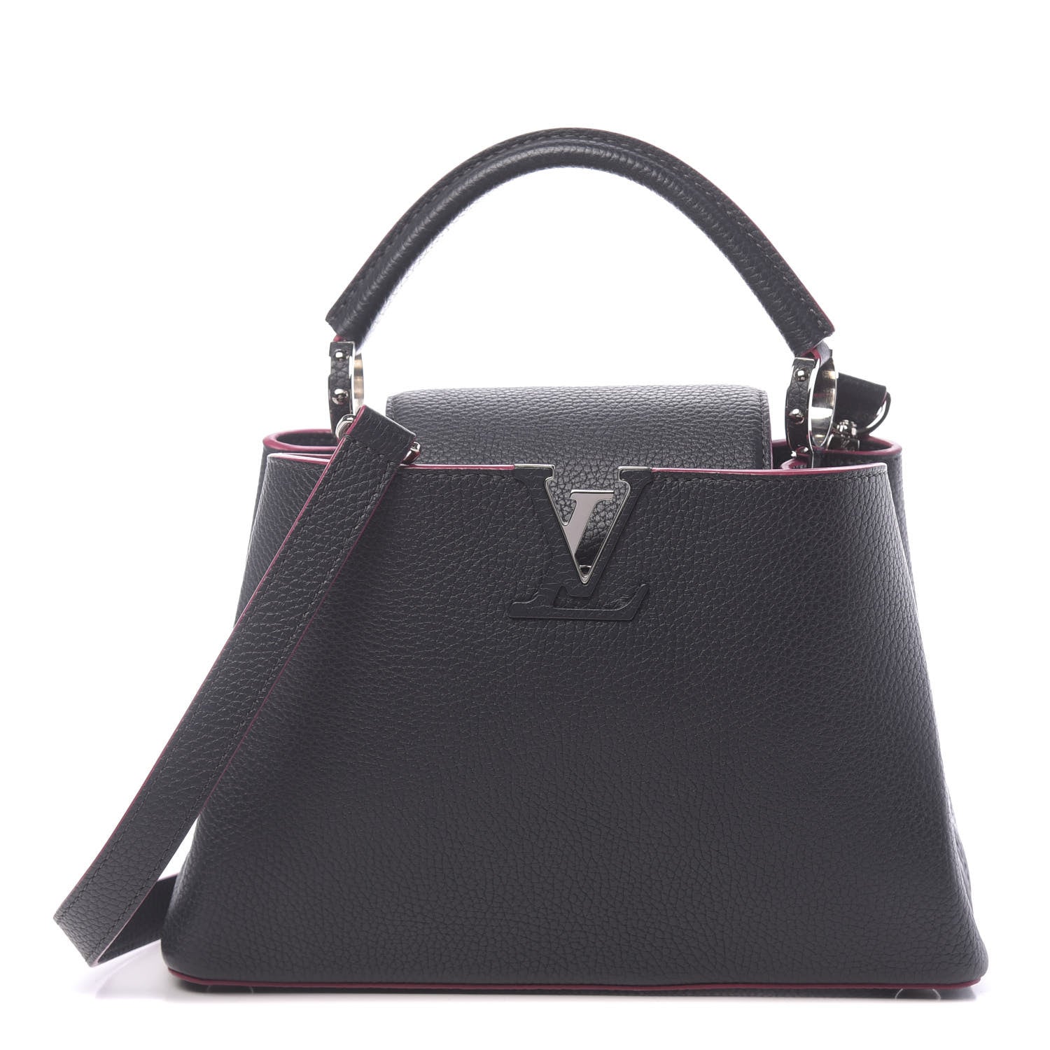 Louis Vuitton Taurillon Capucines BB Cobalt Fuchsia 1 of 9