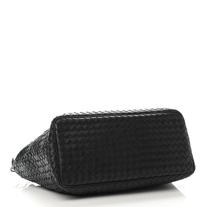 Bottega Veneta Nappa Intrecciato Large Shoulder Bag Black 3 of 4