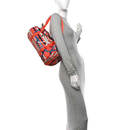 Hermes Silk Barenia Cavalcadour Duffle Orange Poppy Fauve 2 of 10