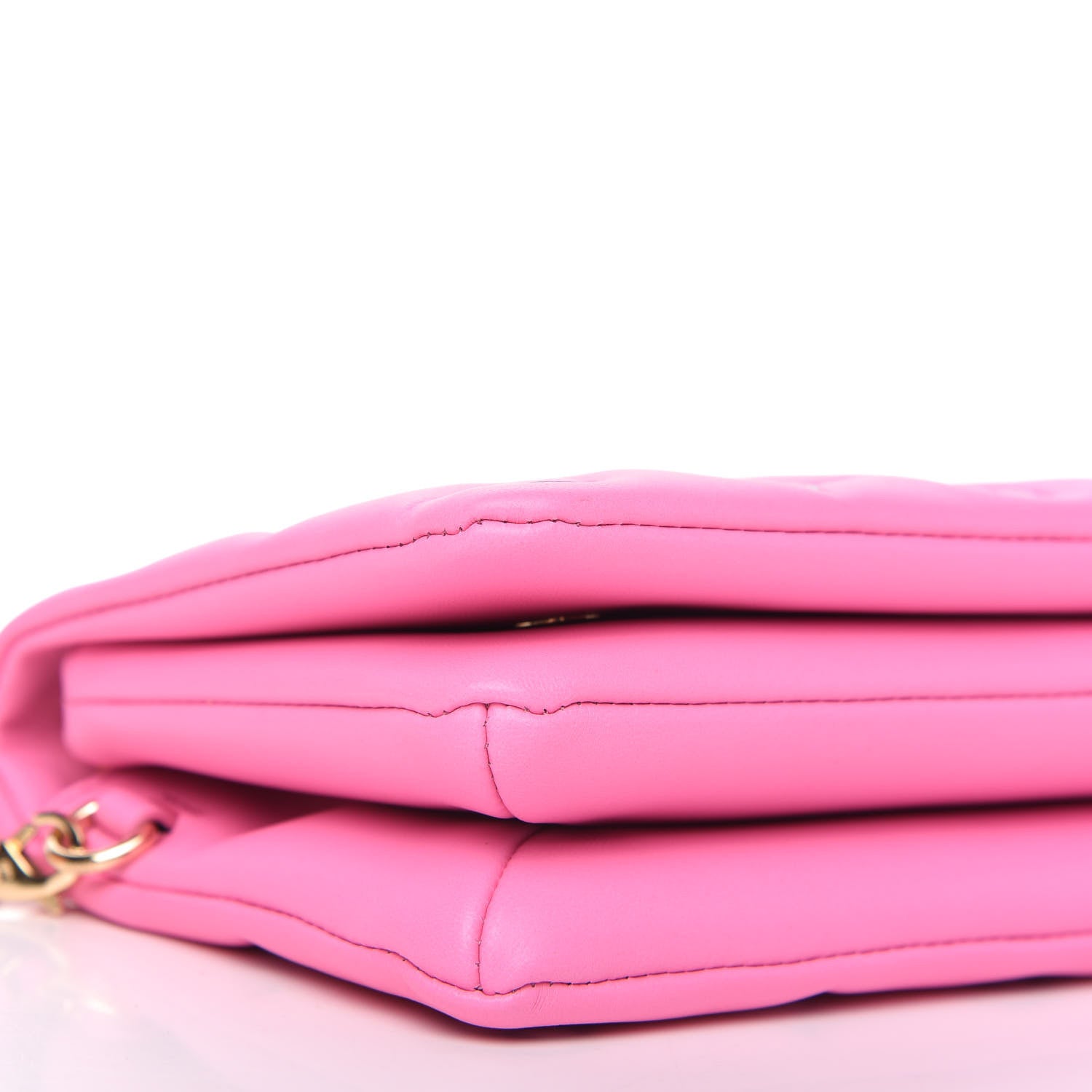 Louis Vuitton Lambskin Embossed Monogram Vuittamins Pochette Coussin Rose Violet 6 of 9