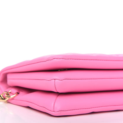 Louis Vuitton Lambskin Embossed Monogram Vuittamins Pochette Coussin Rose Violet 6 of 9