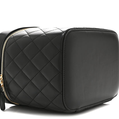 Chanel Lambskin Quilted Trendy CC Vanity Pouch Black 9 of 10