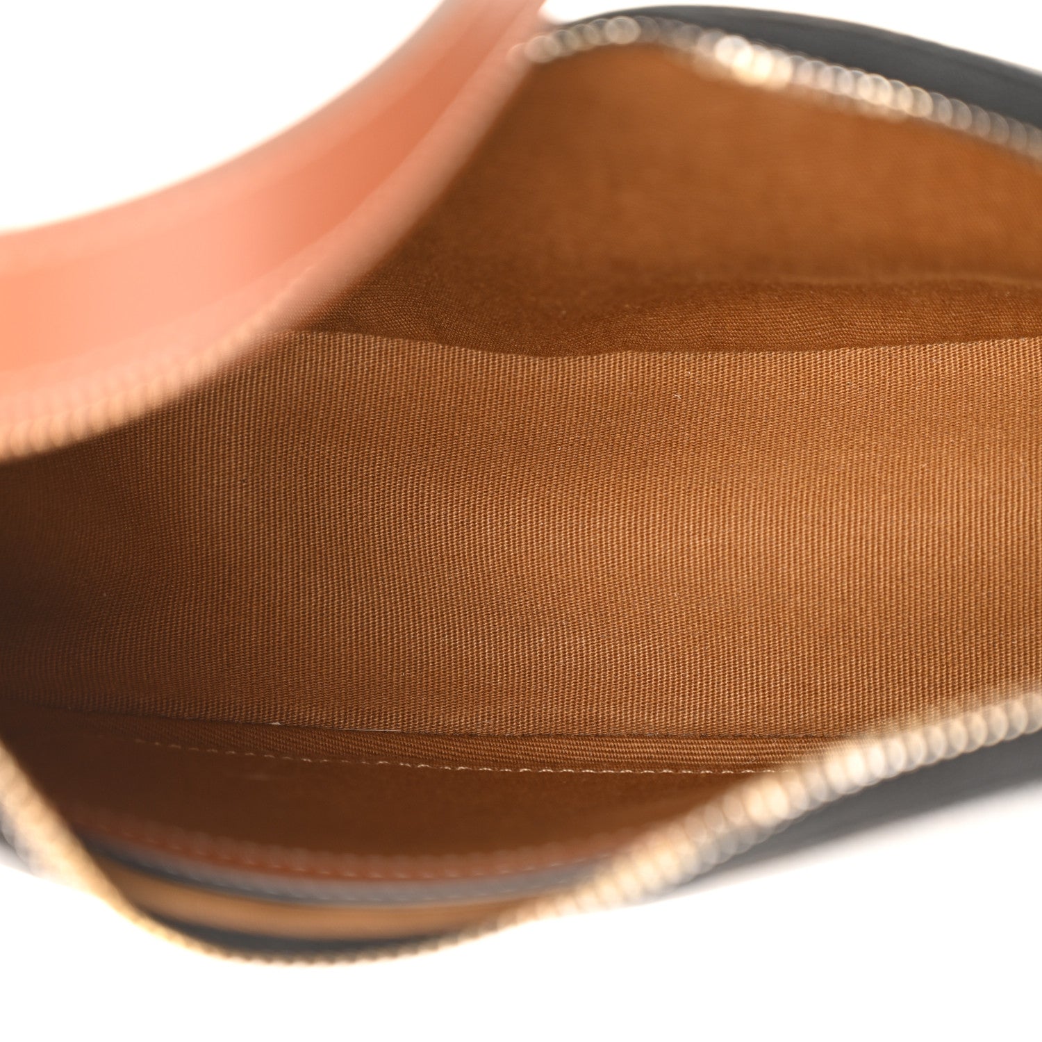 Celine Triomphe Canvas Calfskin Ava Shoulder Bag Tan 5 of 10