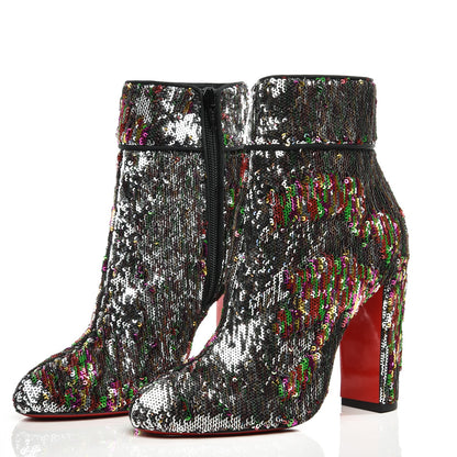 Christian Louboutin Paillettes Moulamax Booties 36.5 Multicolor 2 of 7