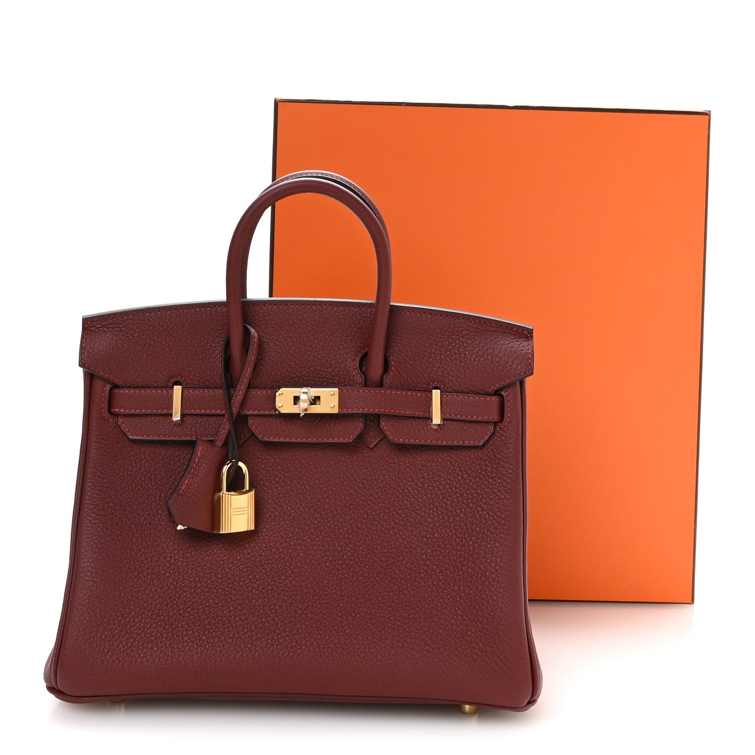 Hermes Togo Birkin 25 Rouge H 11 of 11