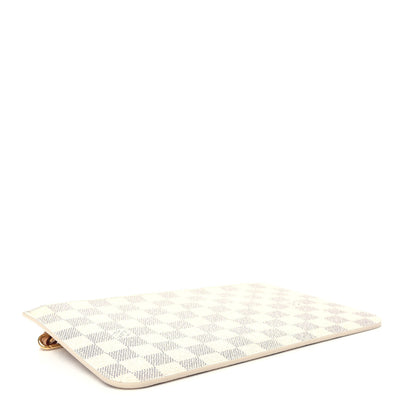 Louis Vuitton Damier Azur Neverfull MM GM Pochette Rose Ballerine 4 of 8