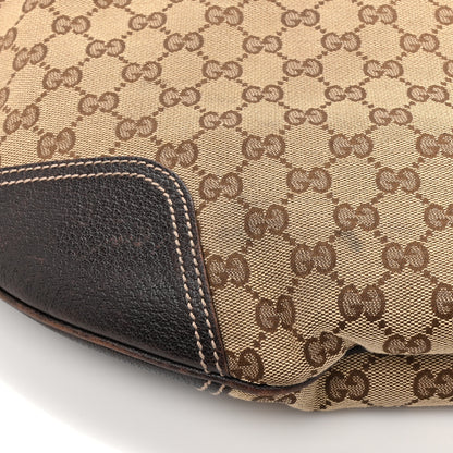 Gucci Monogram Large Princy Hobo Dark Brown 13 of 15