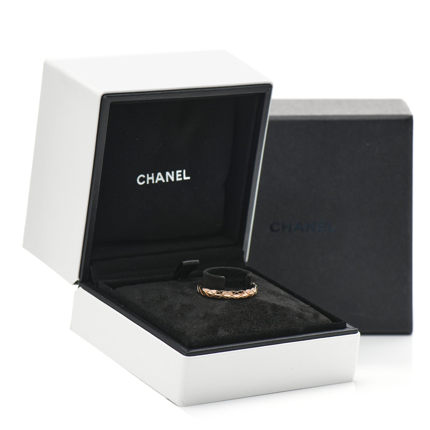 18K Beige Gold Mini Coco Crush Ring 60 9