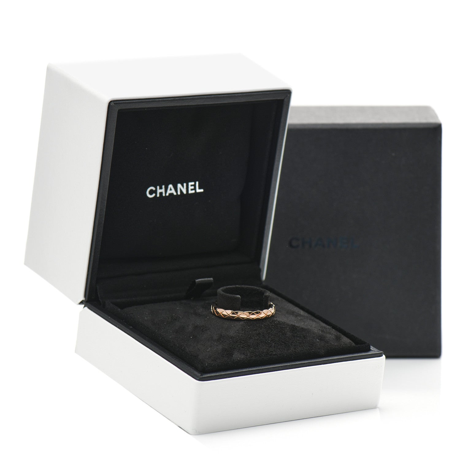 Chanel 18K Beige Gold Mini Coco Crush Ring 60 9 5 of 5