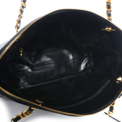 Chanel Caviar CC Shoulder Bag Black 5 of 8