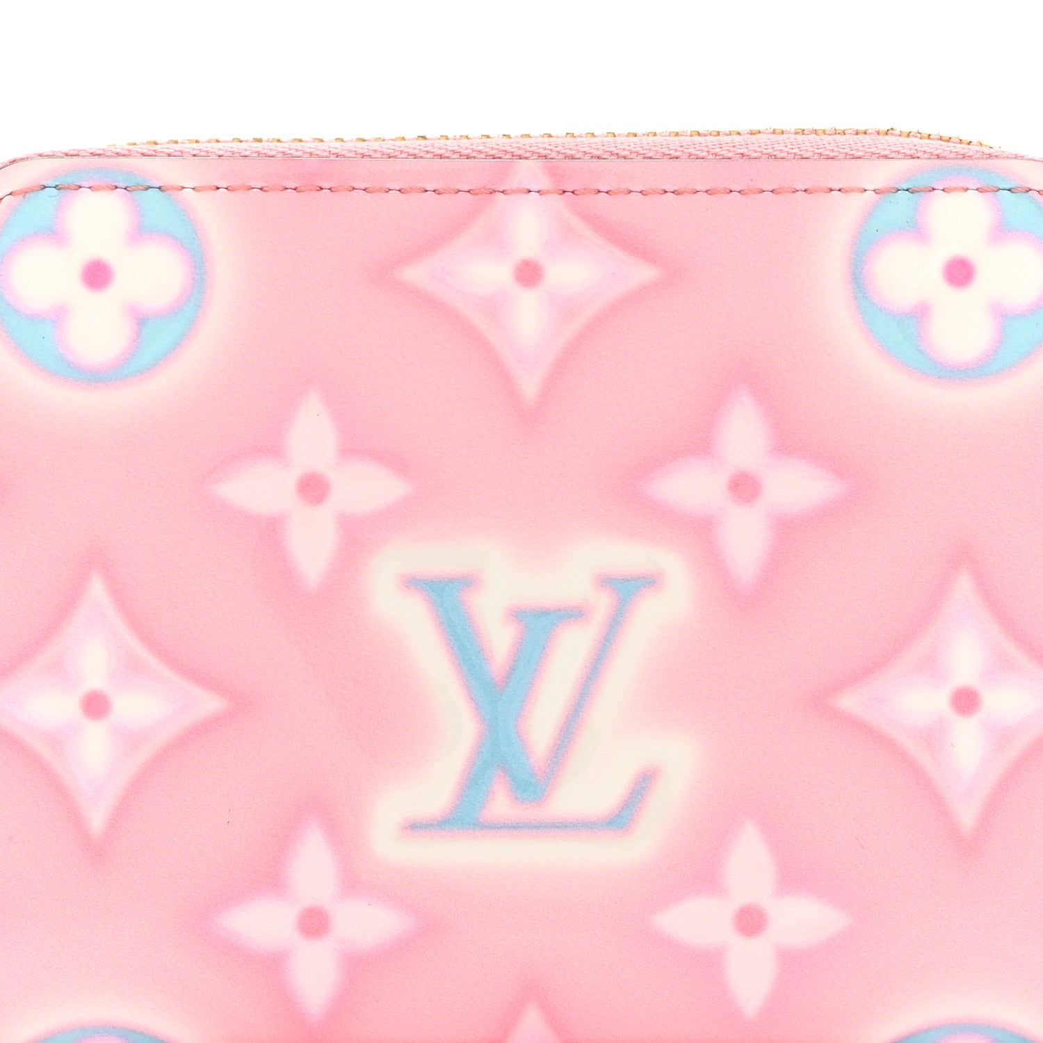 Louis Vuitton Vernis Valentine Zippy Coin Purse Light Pink Neon 7 of 10
