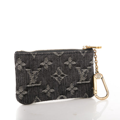 Louis Vuitton Denim Neo Key Pouch Black 3 of 7