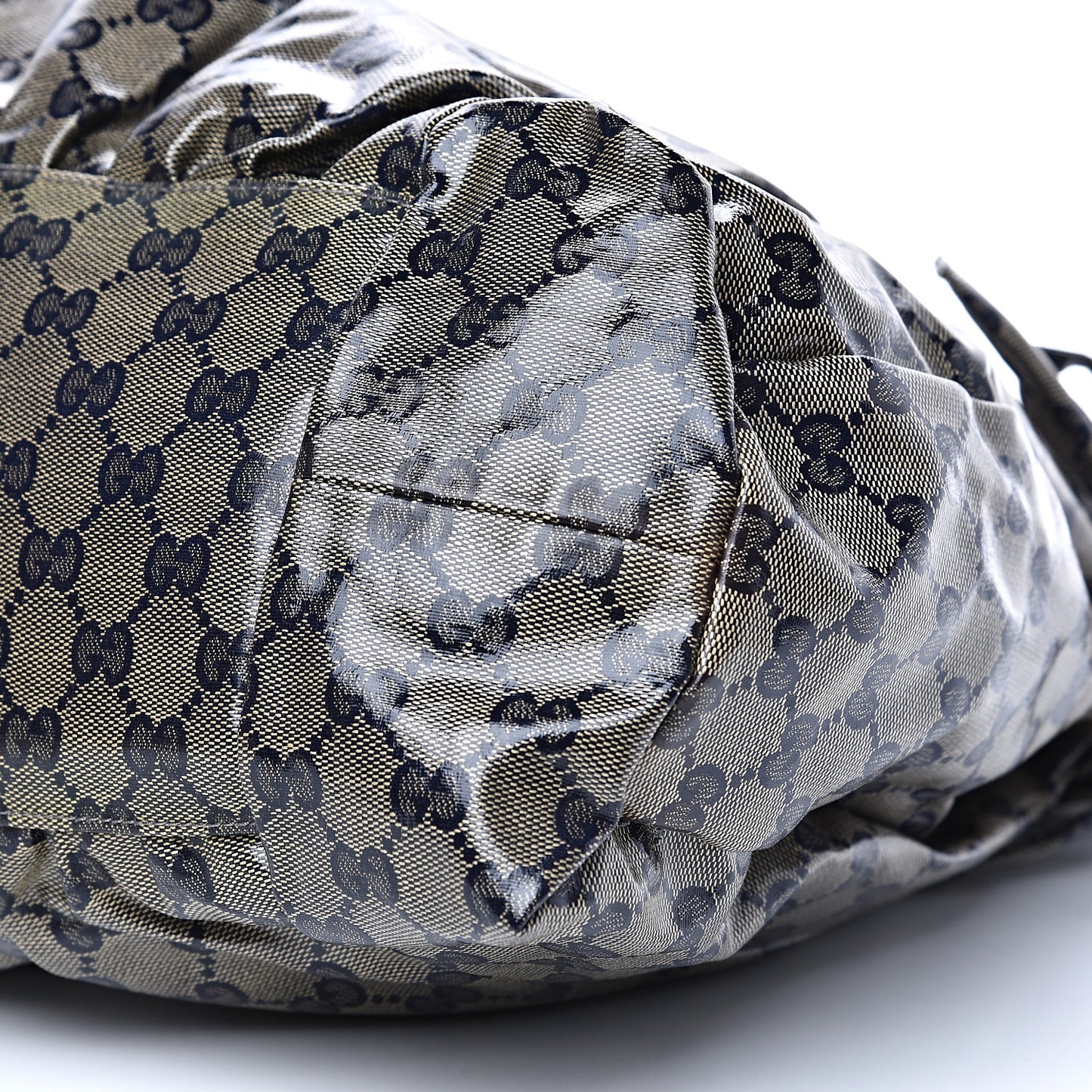 Crystal Monogram Hysteria Tote Navy Blue