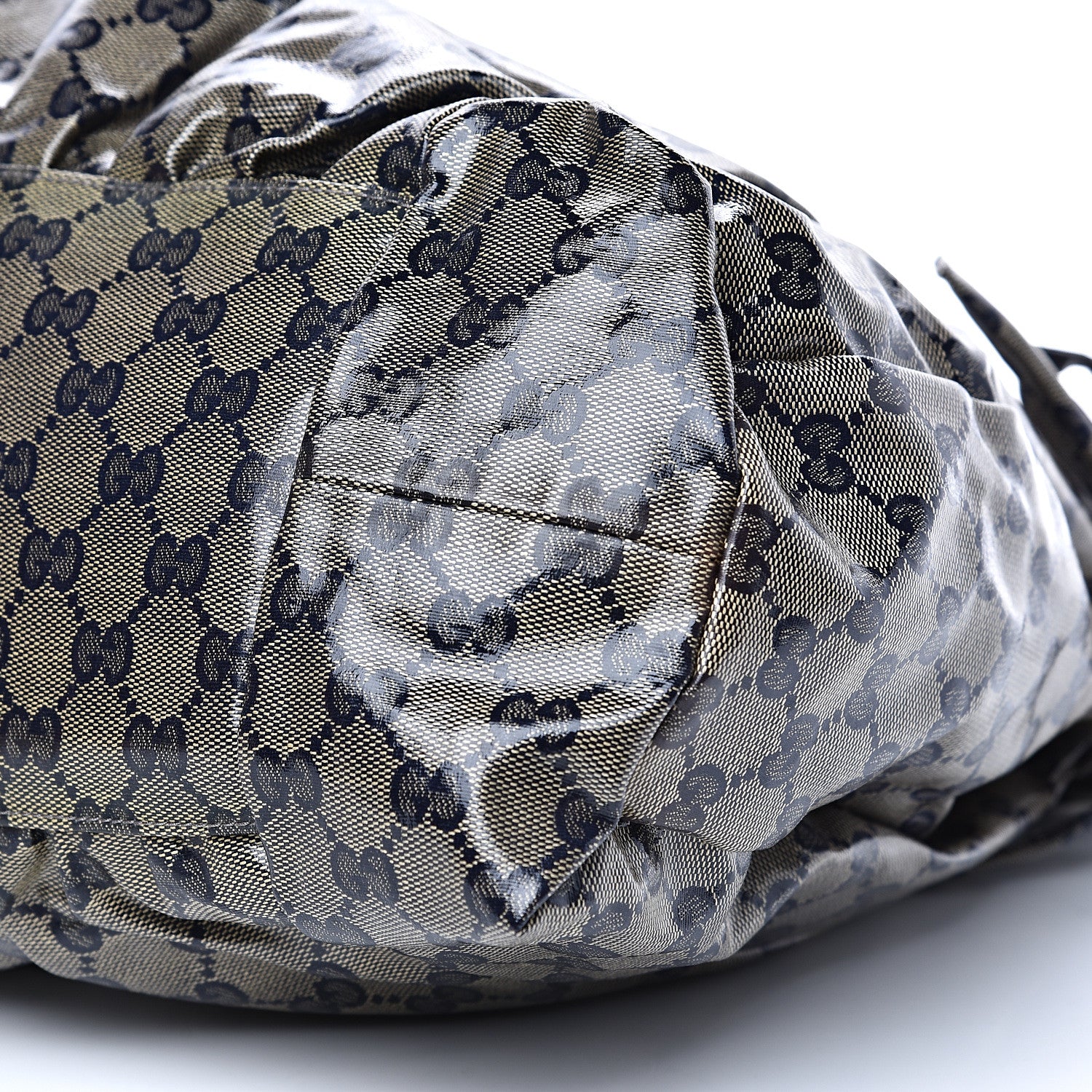 Gucci Crystal Monogram Hysteria Tote Navy Blue 8 of 10