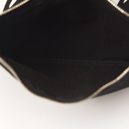 Prada Canapa Banana Print Logo Shopping Tote White 10 of 17