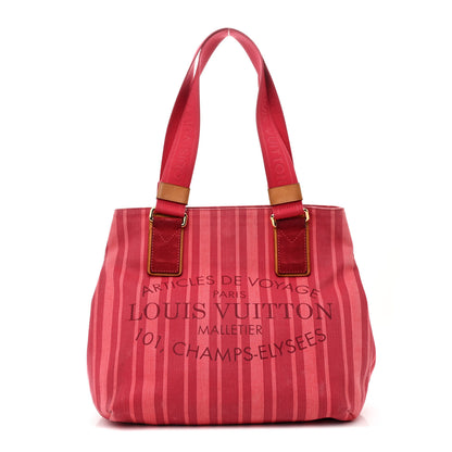 Louis Vuitton Denim Articles de Voyage Cabas Castillan Red 1 of 14