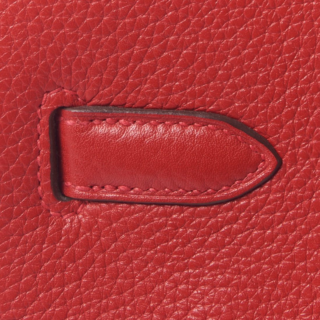Hermes Taurillon Clemence Birkin 30 Rouge Casaque 9 of 30
