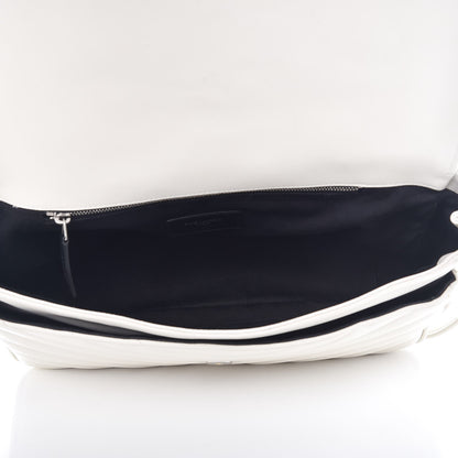 Saint Laurent Calfskin Y Quilted Monogram Loulou Shoulder Bag Porcellana 8 of 15