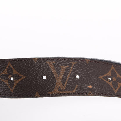 Louis Vuitton Calfskin Monogram 30mm LV Initiales Reversible Belt 80 32 Black 7 of 10