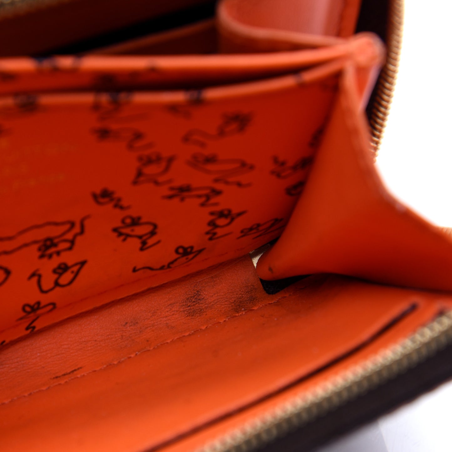 Catogram Zippy Coin Purse Marron