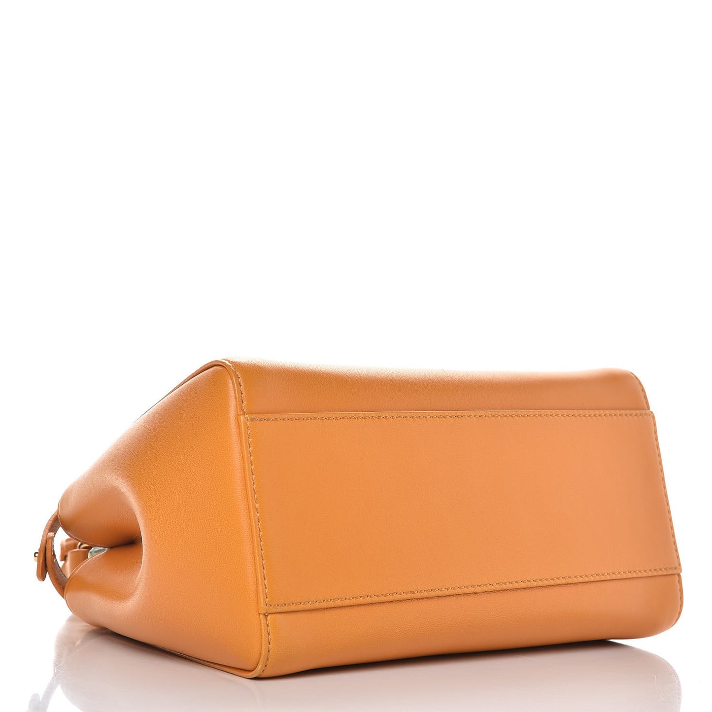 Nappa Mini Peekaboo Iconic Satchel Giallo Syrup