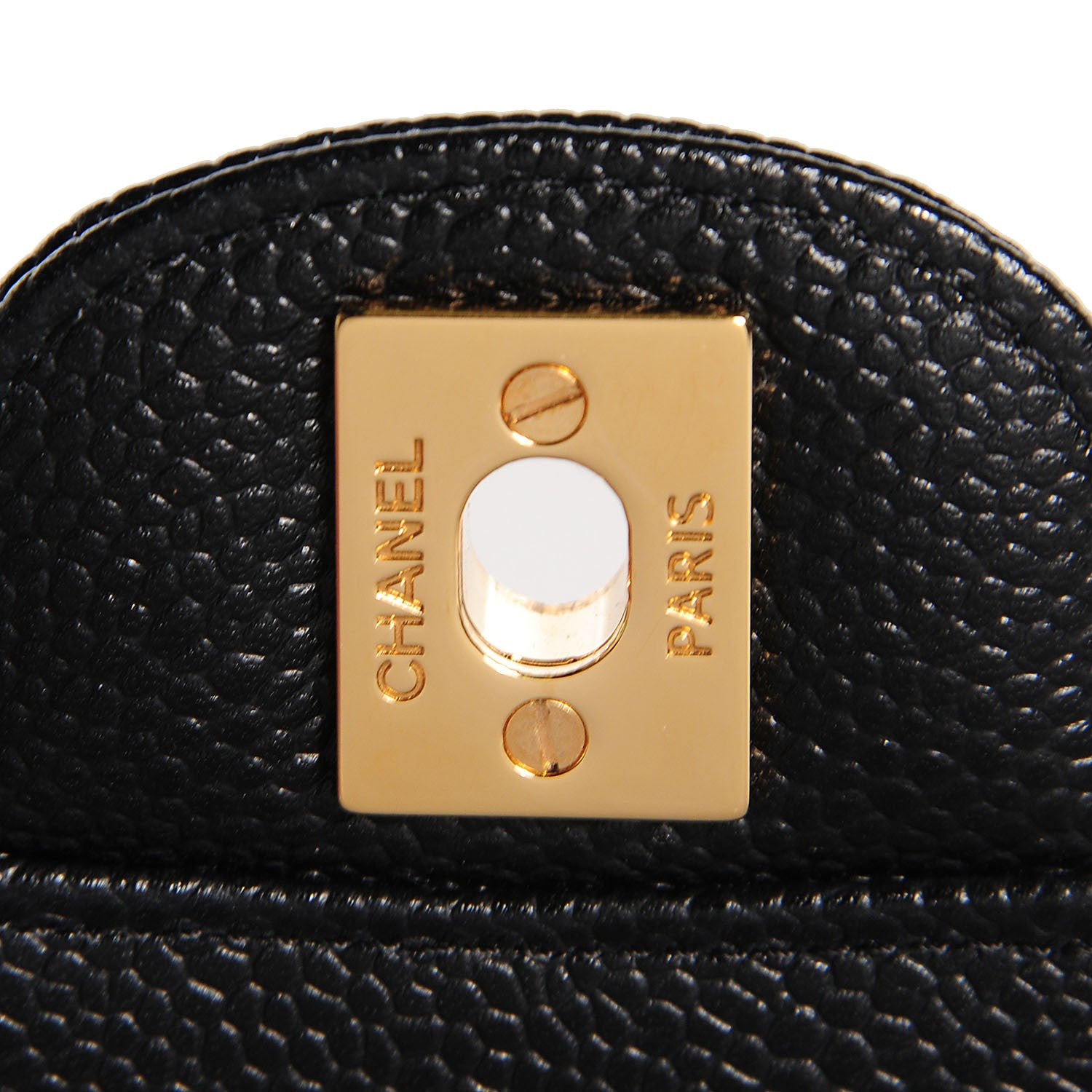 Chanel Caviar Quilted Medium Double Flap Black 8 of 8