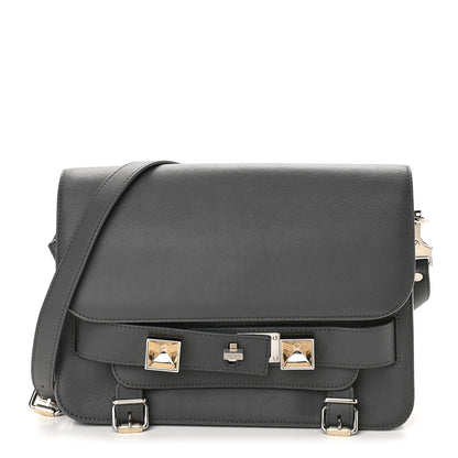 Proenza Schouler Smooth Calfskin PS11 Classic Shoulder Bag Heather Grey 1 of 11