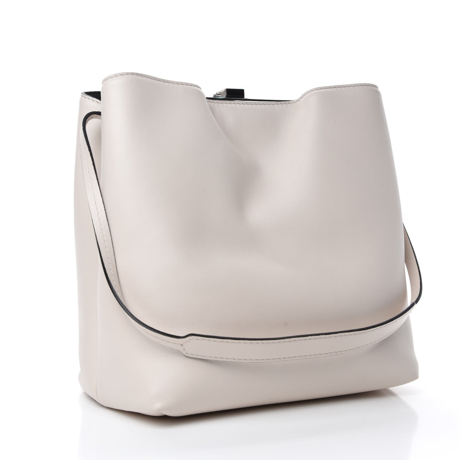 Proenza Schouler Nappa Frame Shoulder Bag Clay Black 3 of 12