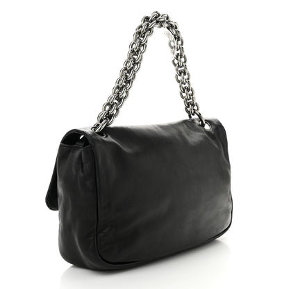 Chanel Lambskin Medium Soft and Chain Flap Black 3 of 11