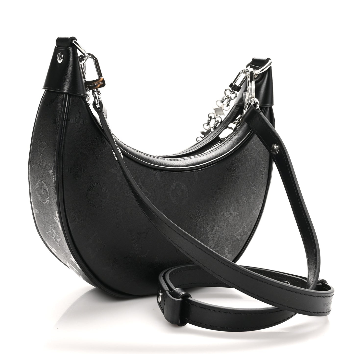 Calfskin Monogram Loop H27 Black