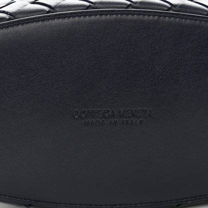 Bottega Veneta Nappa Intrecciato Medium Knot Bucket Bag Navy Blue 7 of 10