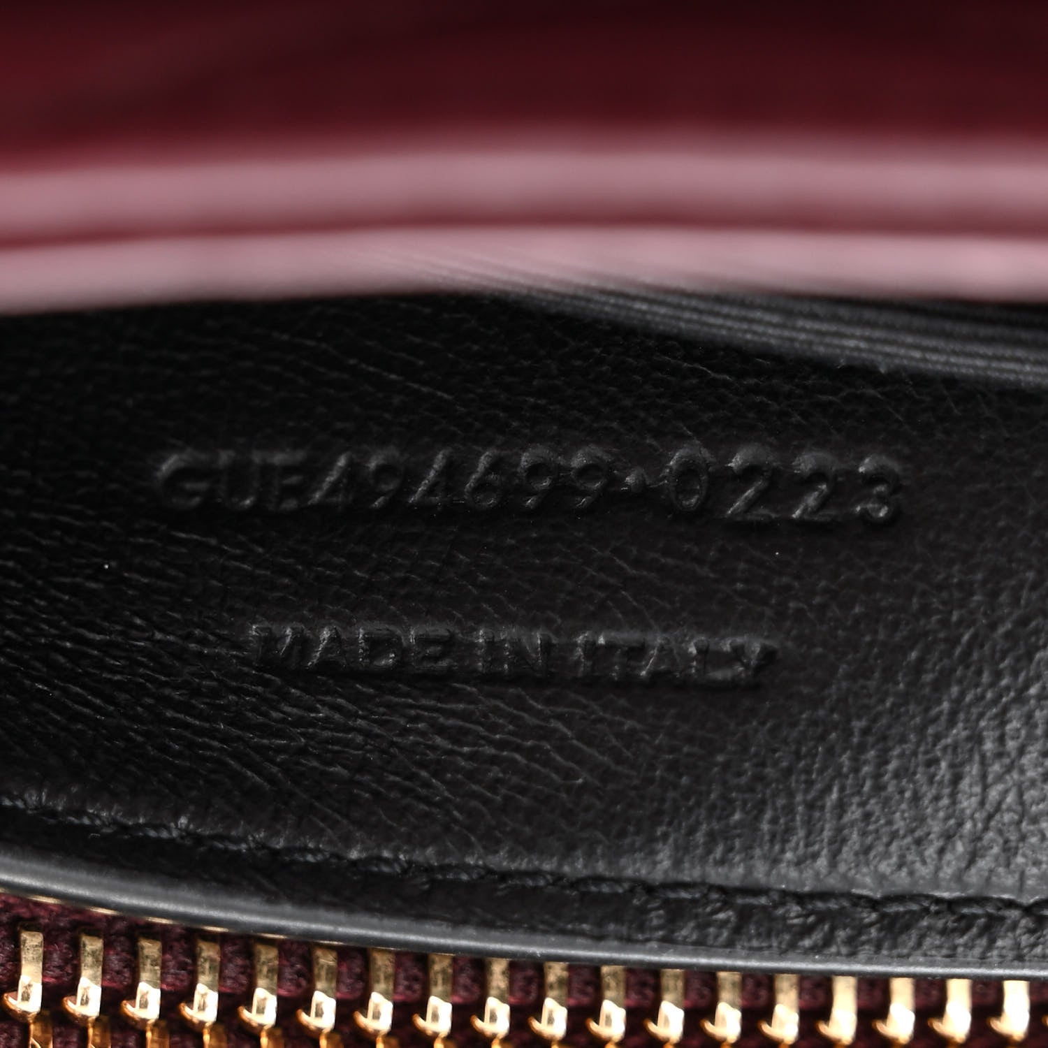 Saint Laurent Calfskin Y Quilted Monogram Small Loulou Chain Satchel Dark Legion Red 7 of 11